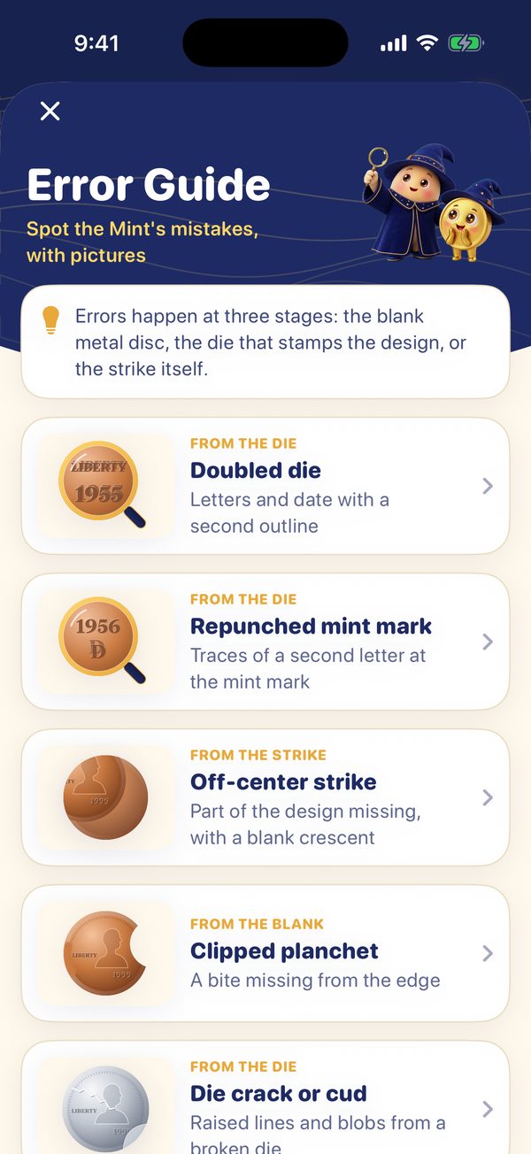 CoinWiz: Spot famous error coins