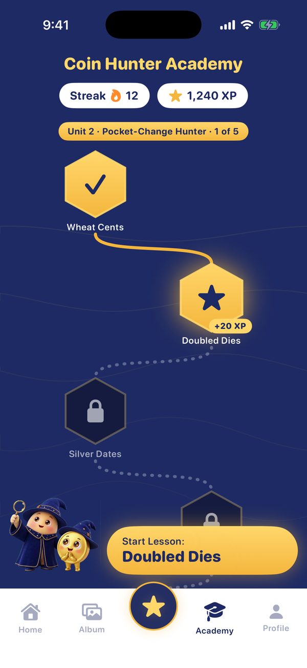 CoinWiz: Learn to hunt like a pro